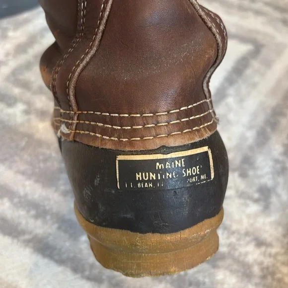 L.L. Bean Men's Brown and Tan Boots - Picture 10 of 16